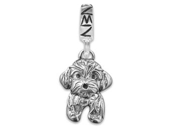 Havanese Charm on European Style Bead