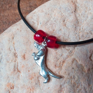 Pewter Dachshund Necklace