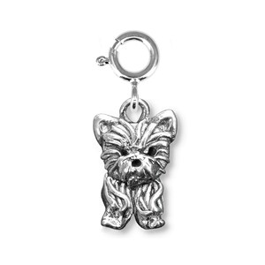 Yorkie Puppy Charm Sterling Silver image 3