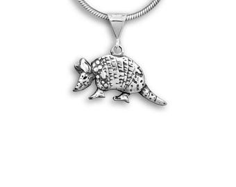 Armadillo Pendant Sterling Silver