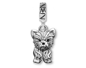 Yorkshire terrier charm Yorkie charm Yorkie jewelry Dog charm