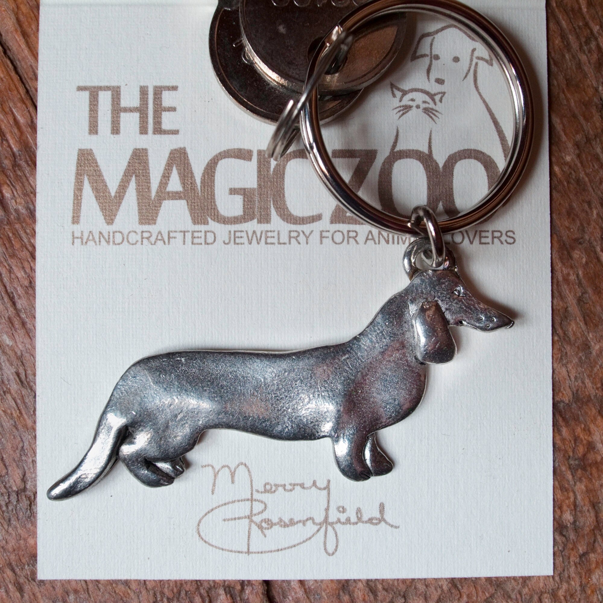 Dachshund Keyring Gift Present Sausage dog Key Ring Dachshund Keyring Gift Present Sausage dog Key Ring
