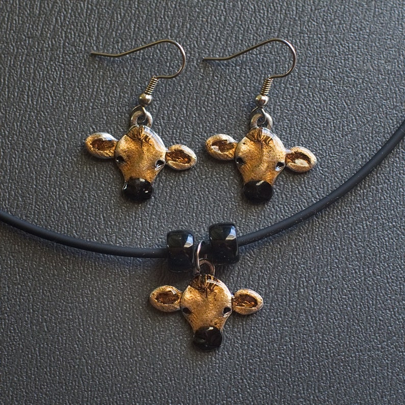 Jersey Cow Earrings Cow Jewelry Cow Gifts Etsy