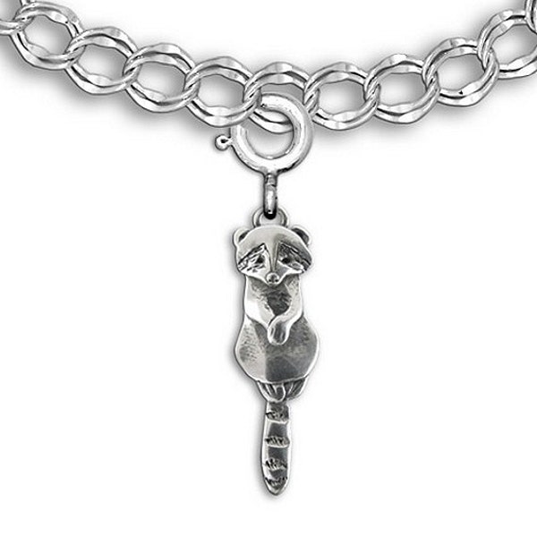Raccoon charm Raccoon jewelry Raccoon gifts