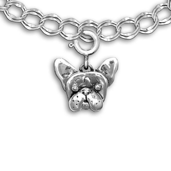French Bulldog Charm for Bracelet in Sterling Silver Etsy Singapore