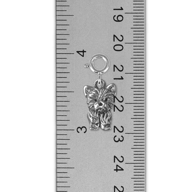 Yorkie Puppy Charm Sterling Silver image 4