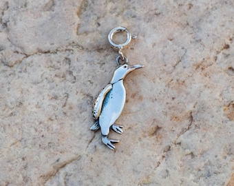 Pinguïnbedel voor bedelarmband in sterlingzilver