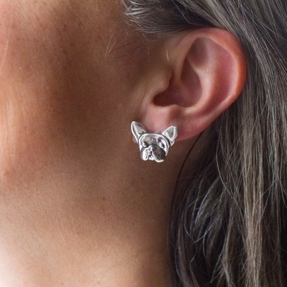 Frenchie earrings shop