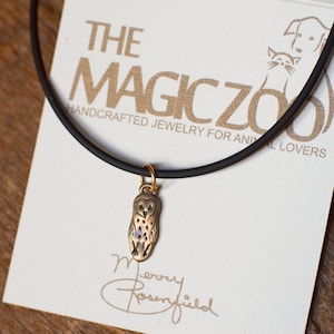 Bronze Barn Owl Small Necklace