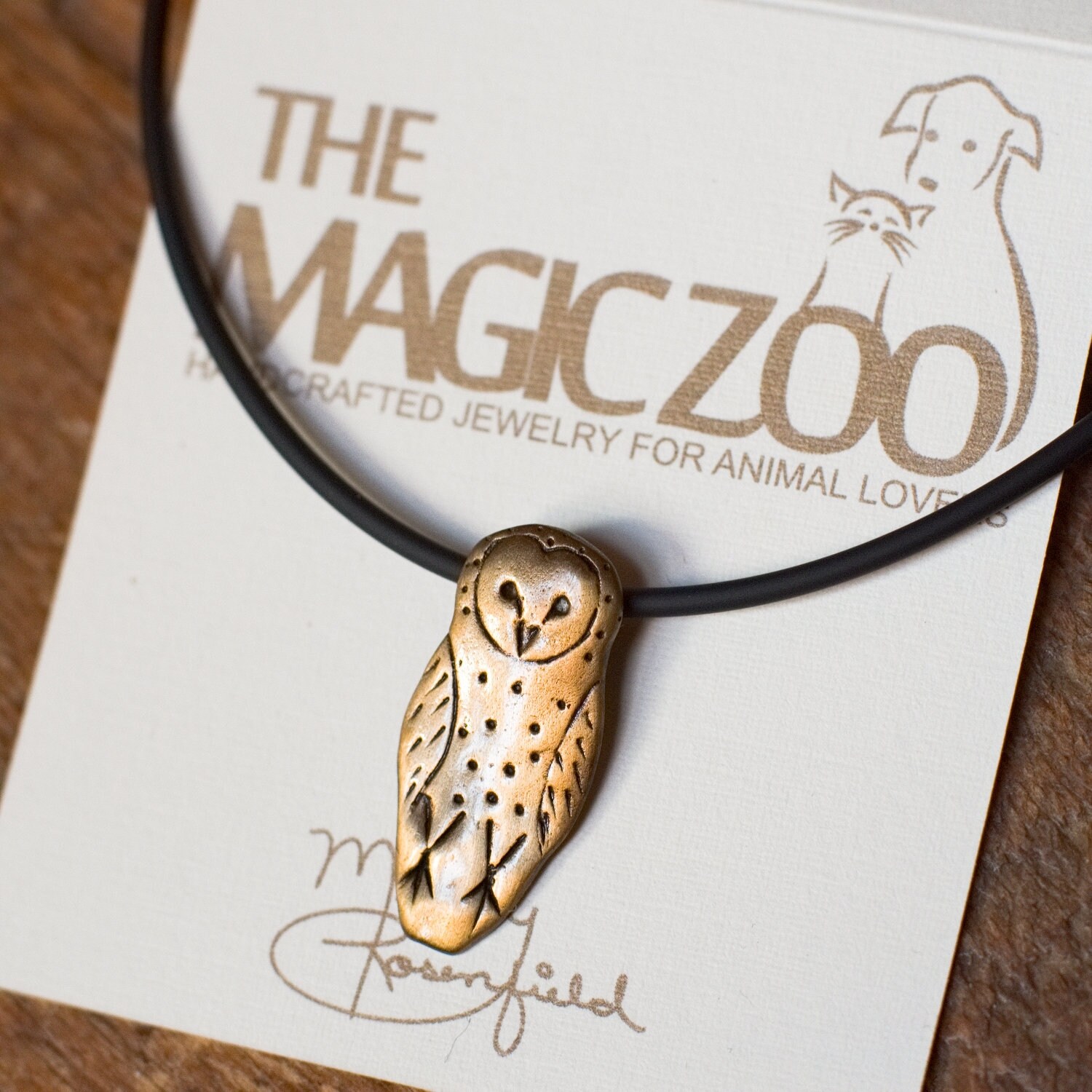 Barn owl necklace online