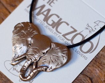 Bronze Elephant Large Necklace