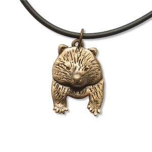 Bronze Wombat Necklace