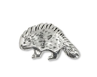 Porcupine Brooch in Sterling Silver
