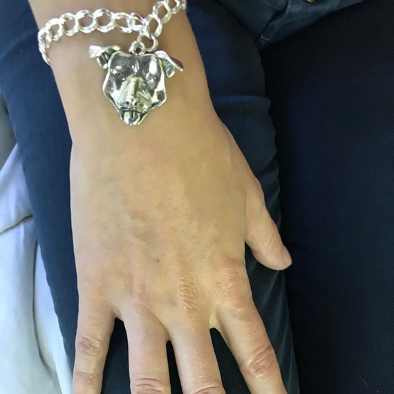 Pitbull bracelet charms hotsell