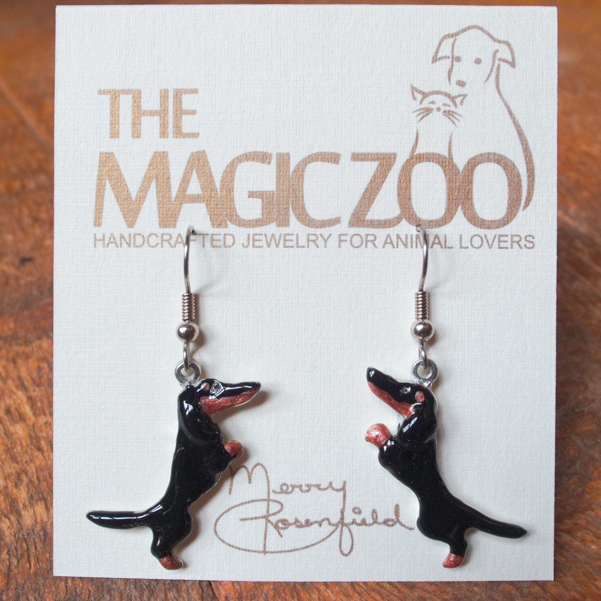 Western Wiener Dog Cowboy Bassotto Spilla Smaltata Salsiccia Cane Hound Spilla Regalo Per Animali Domestici - Foto 9