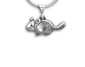 Chinchilla Pendant Sterling Silver