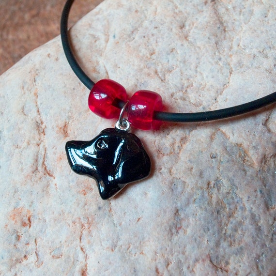 black lab necklace