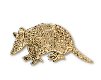 Armadillo Large Pendant 14K Solid Gold