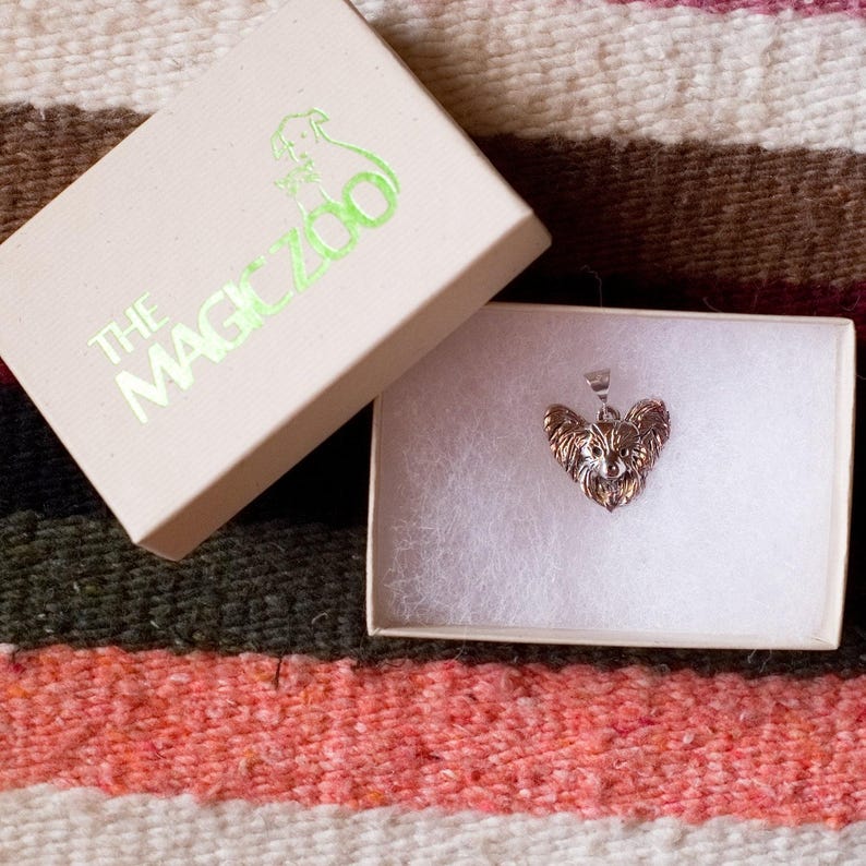 Ciondolo Papillon in argento sterling immagine 2