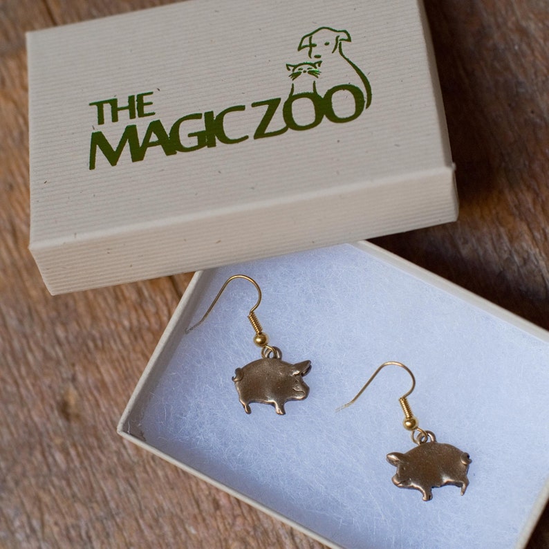 Bronze Pig Necklace image 8