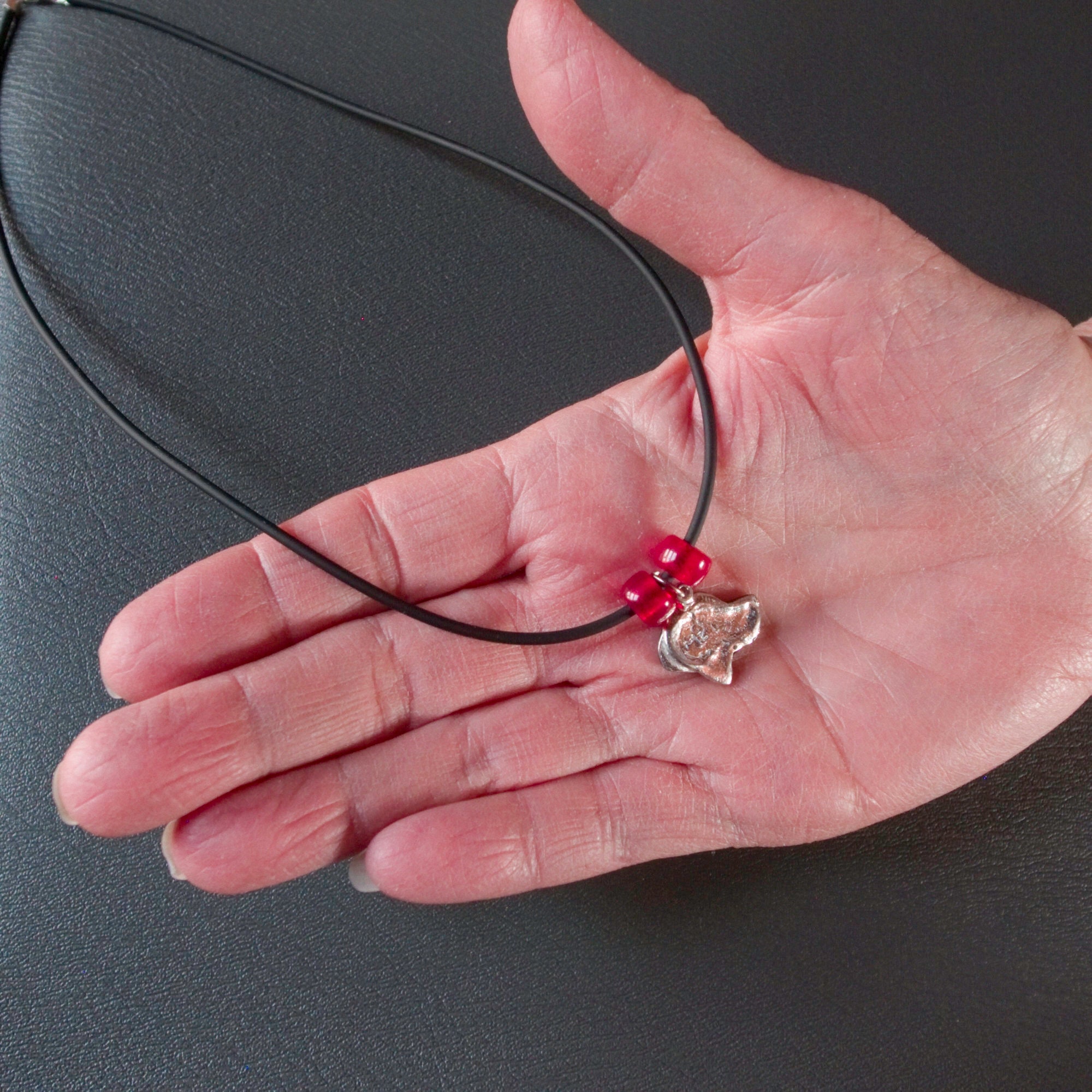 Enamel Black Labrador Necklace Lab Jewelry Labrador Retriever | Etsy