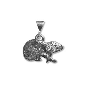 Dumbo Rat Pendant Sterling Silver