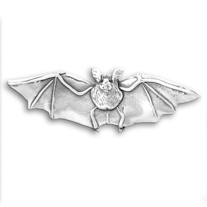 Bat Brooch in Sterling Silver