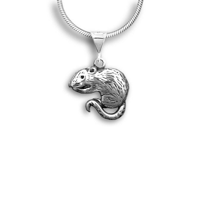 Rat Small Pendant Sterling Silver Etsy Singapore