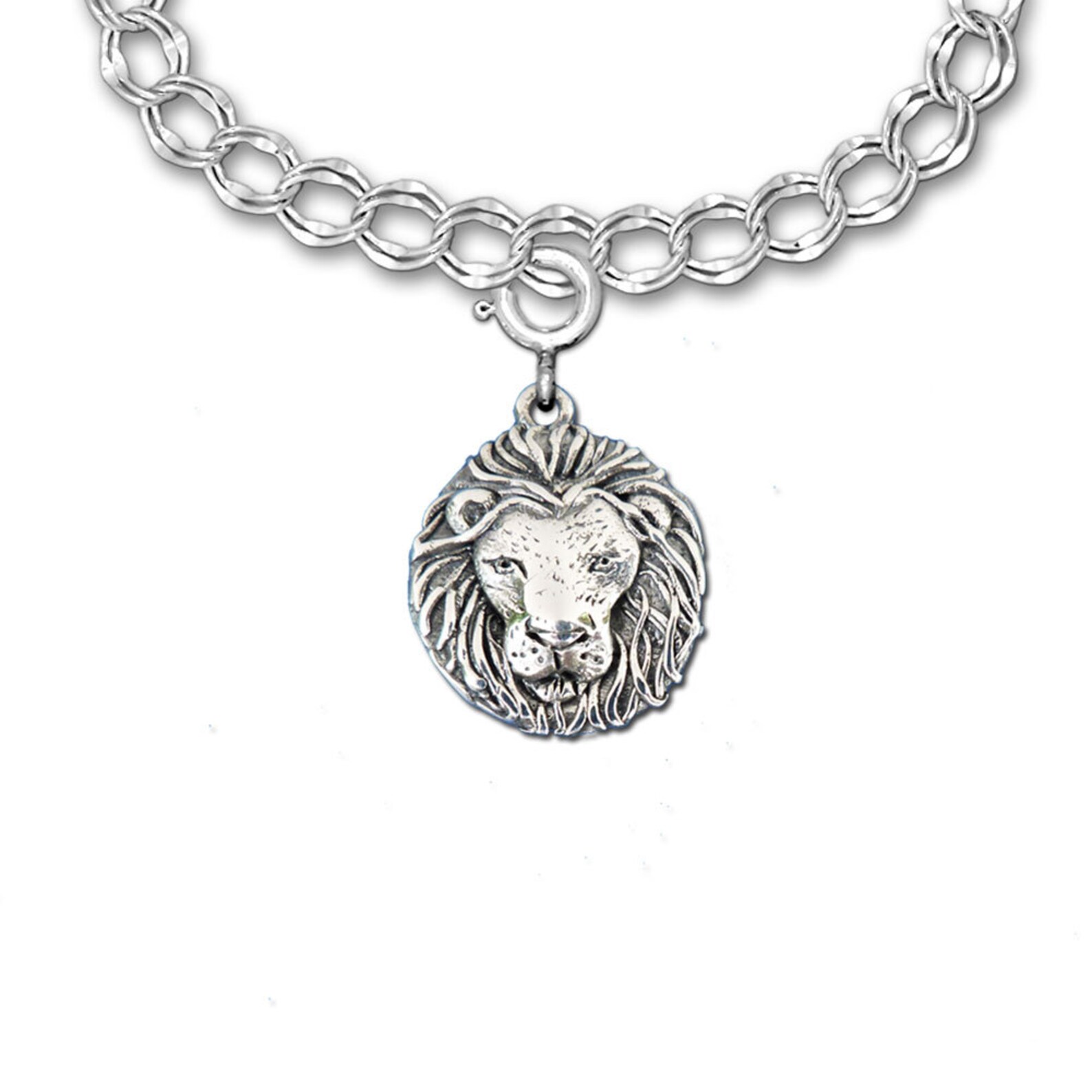 Lion Charm Bracelet Lion Bracelet Lion Jewelry | Etsy