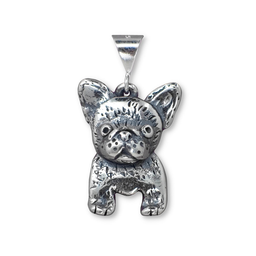 Charlie & Co. Jewelry | Standing French Bulldog Gold Pendant