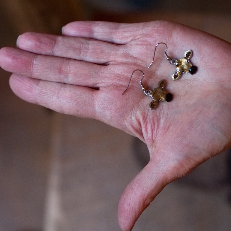 Jersey cow earrings Cow jewelry Cow gifts Etsy