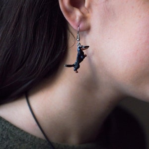 Cute Dachshund In Colorful Sweaters Girls' Sleeveless Dress A-Line One