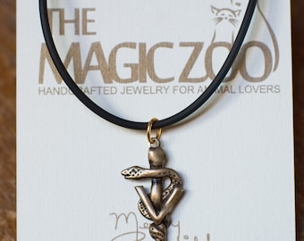 Vet gifts Caduceus jewelry Vet caduceus necklace