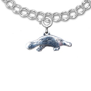 Platypus Charm for Charm Bracelet Sterling Silver