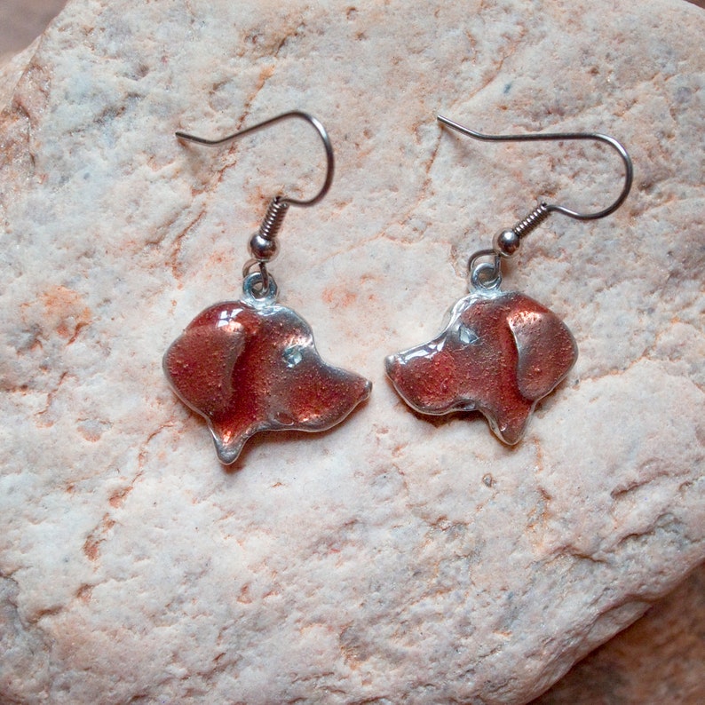 Chocolate Labrador Earrings Retriever Gifts Lab Lover Etsy