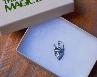 Min Pin Pendant in Sterling Silver