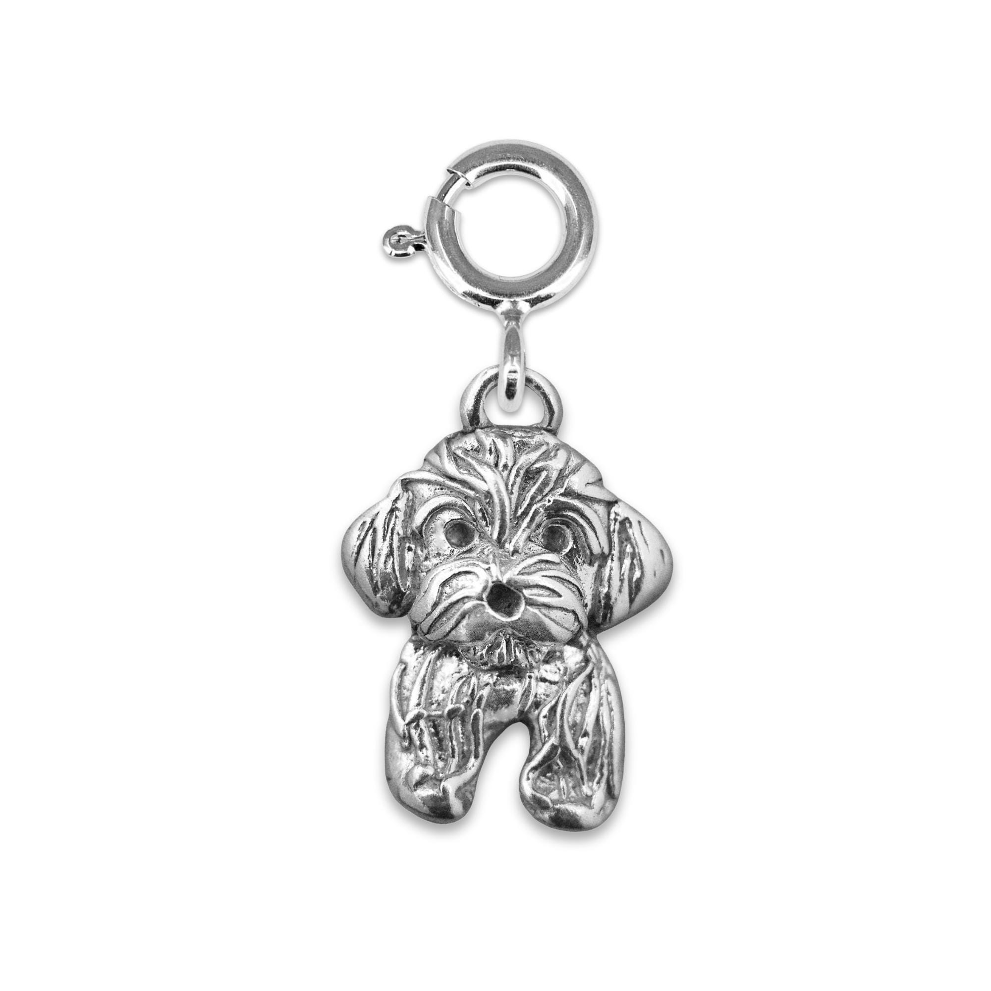 Havanese Charm for Bracelet in Sterling Silver
