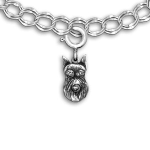 Schnauzer charm Miniature schnauzer gifts Schnauzer jewelry