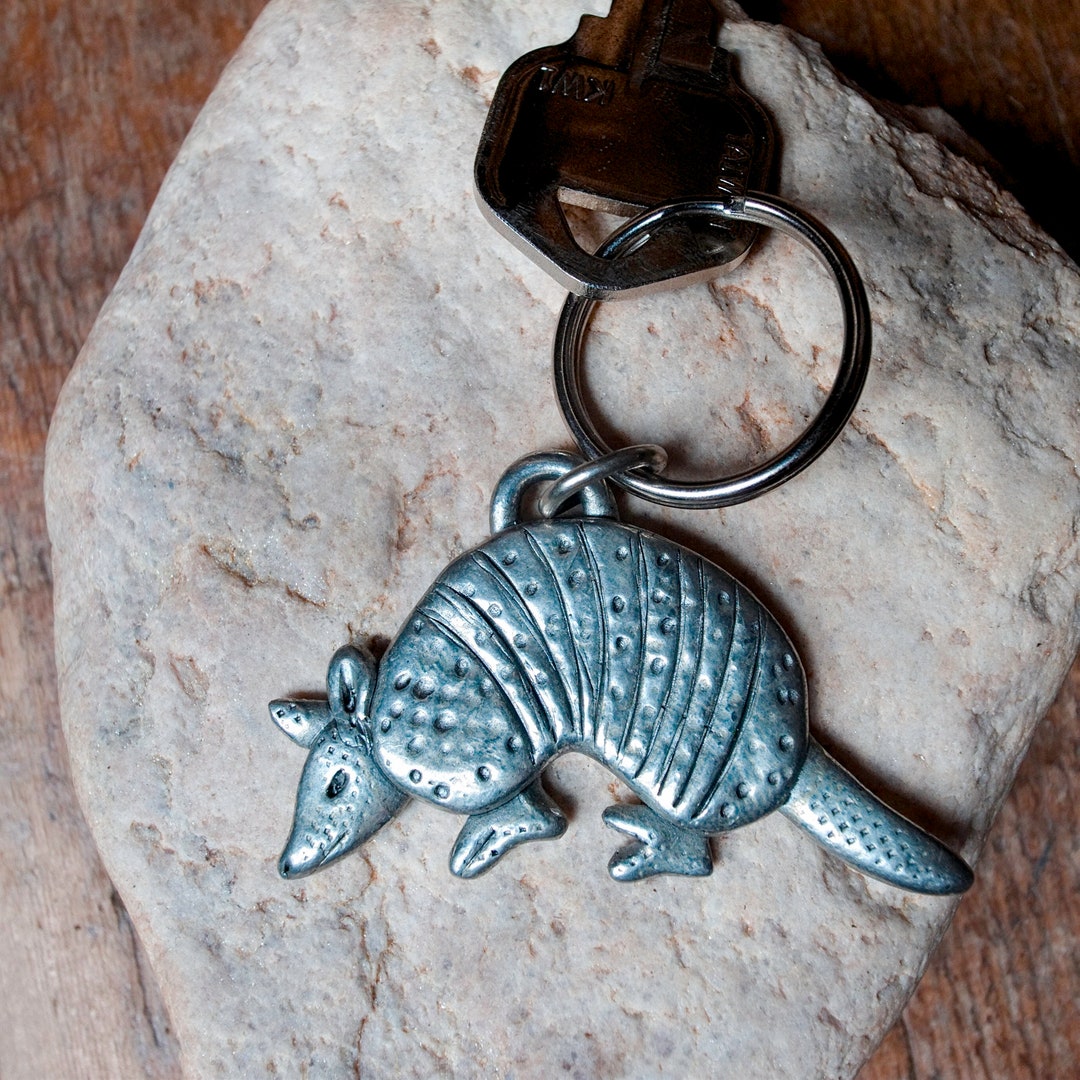 Armadillo keychain clearance