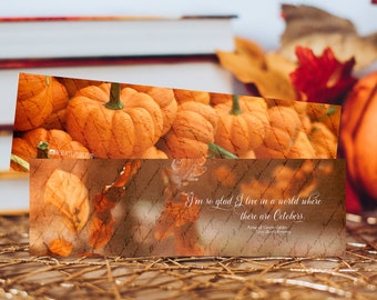 Fall Is For Reading - Bookmark