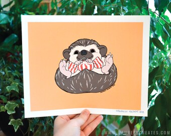 Hedgehog Art Print