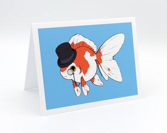 Fancy Goldfish Greeting Card