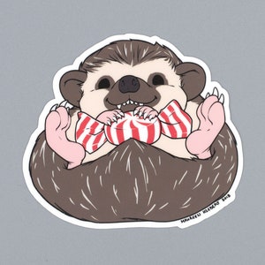 Hedgehog Sticker Waterproof Vinyl Sticker image 3