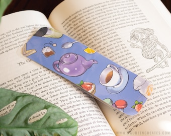 Tea Laminated Bookmark | Tea Bookmark