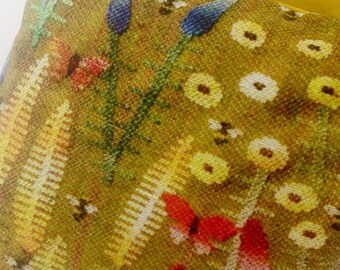 Prairie Goldenrod sachet cushion filled with fragrant lavender