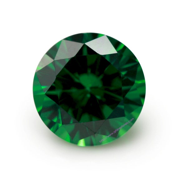 Emerald Green Cubic Zirconia 5 x 3mm Oval Loose Gemstone AAAAA lot of 10 stones