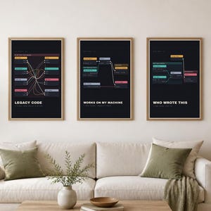 Programmer Poster Bundle Vol 1 – Set of 10 Funny Developer Prints, Digital Download