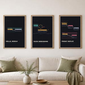 Programmer Poster Bundle Vol 2 – Set of 11 Funny Developer Prints, Digital Download