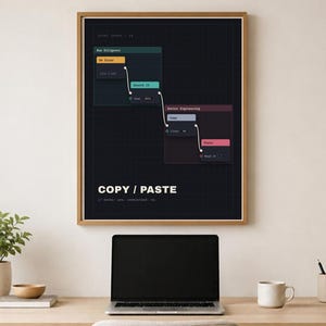 Funny Programmer Poster - Copy Paste, Software Engineer Gift, Matte Print