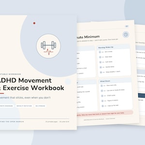 ADHD Movement Workbook | 5-Minute Workouts, No Streaks (PDF Download)